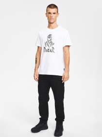 Футболка мужская DKR LOGO 256 с принтом белая модель 10048104 Фото