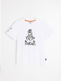 Футболка мужская DKR LOGO 256 с принтом белая модель 10048104 Фото