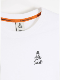 Футболка мужская DKR LOGO SM 256 с принтом белая модель 10048107 Фото