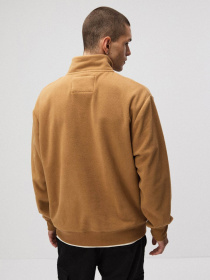 Флисовая толстовка мужская CLTN PHZ с воротником-стойкой и молнией кемел модель 10048156 Фото