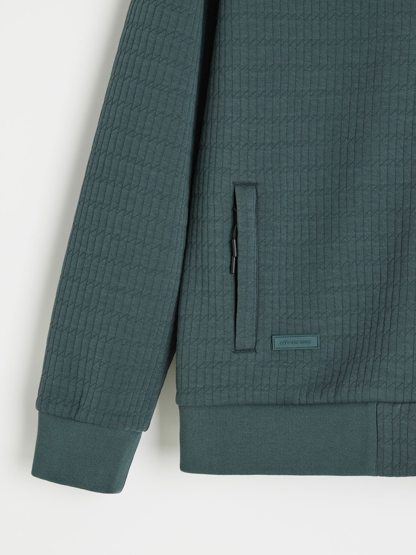 Толстовка мужская TRANQUILLY на молнии петроль модель 10048751 Фото