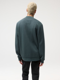 Толстовка мужская TRANQUILLY на молнии петроль модель 10048751 Фото