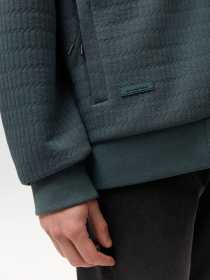 Толстовка мужская TRANQUILLY на молнии петроль модель 10048751 Фото