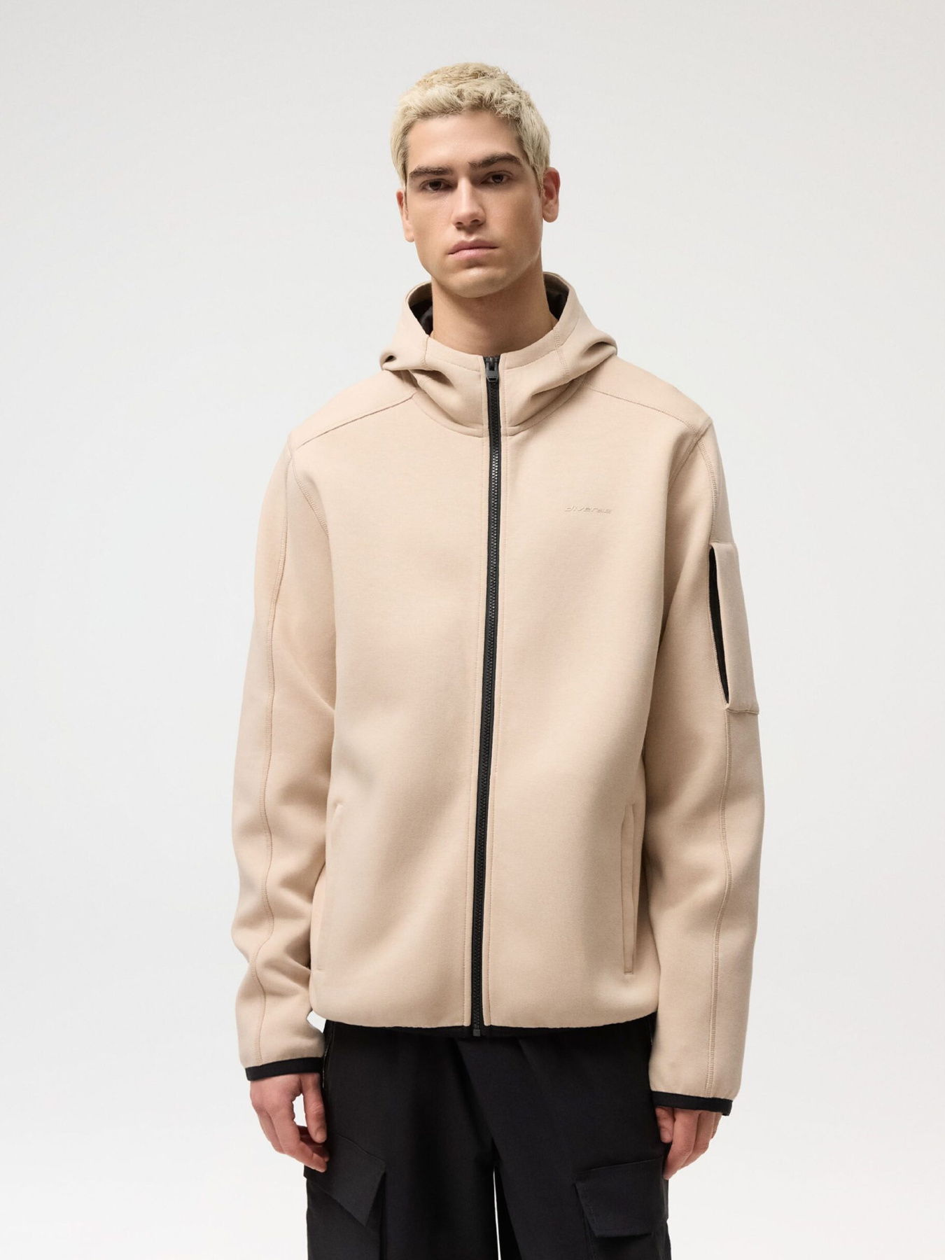 Толстовка мужская INTERZIP на молнии бежевая модель 10048753 Фото