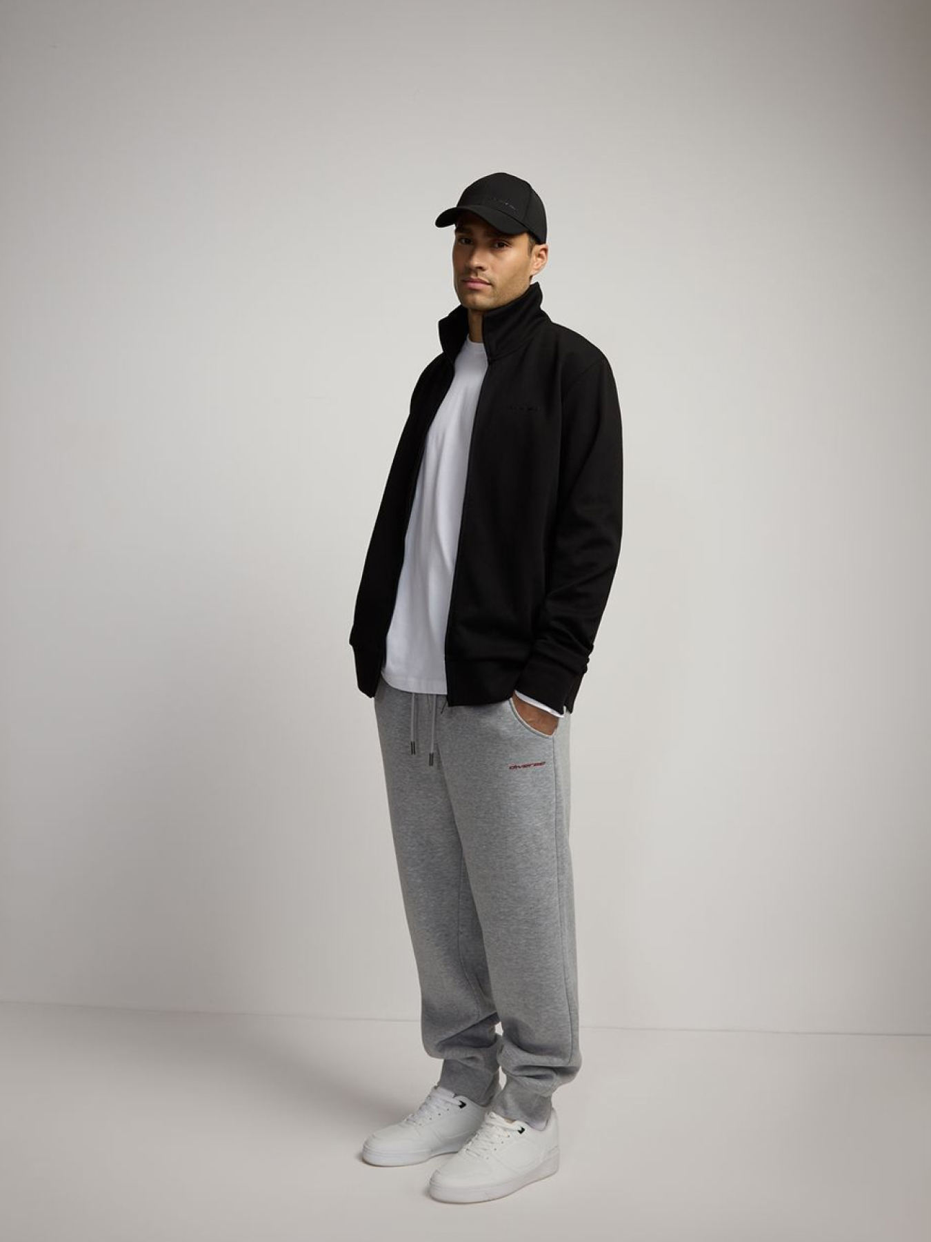 Толстовка мужская BASESTANDUP S с воротником-стойкой черный модель 10048755 Фото