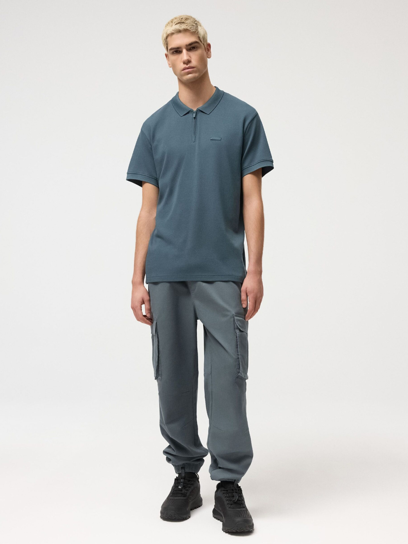 Брюки чоловічі джогери-карго TORSVAG петрол модель 10048785 Фото