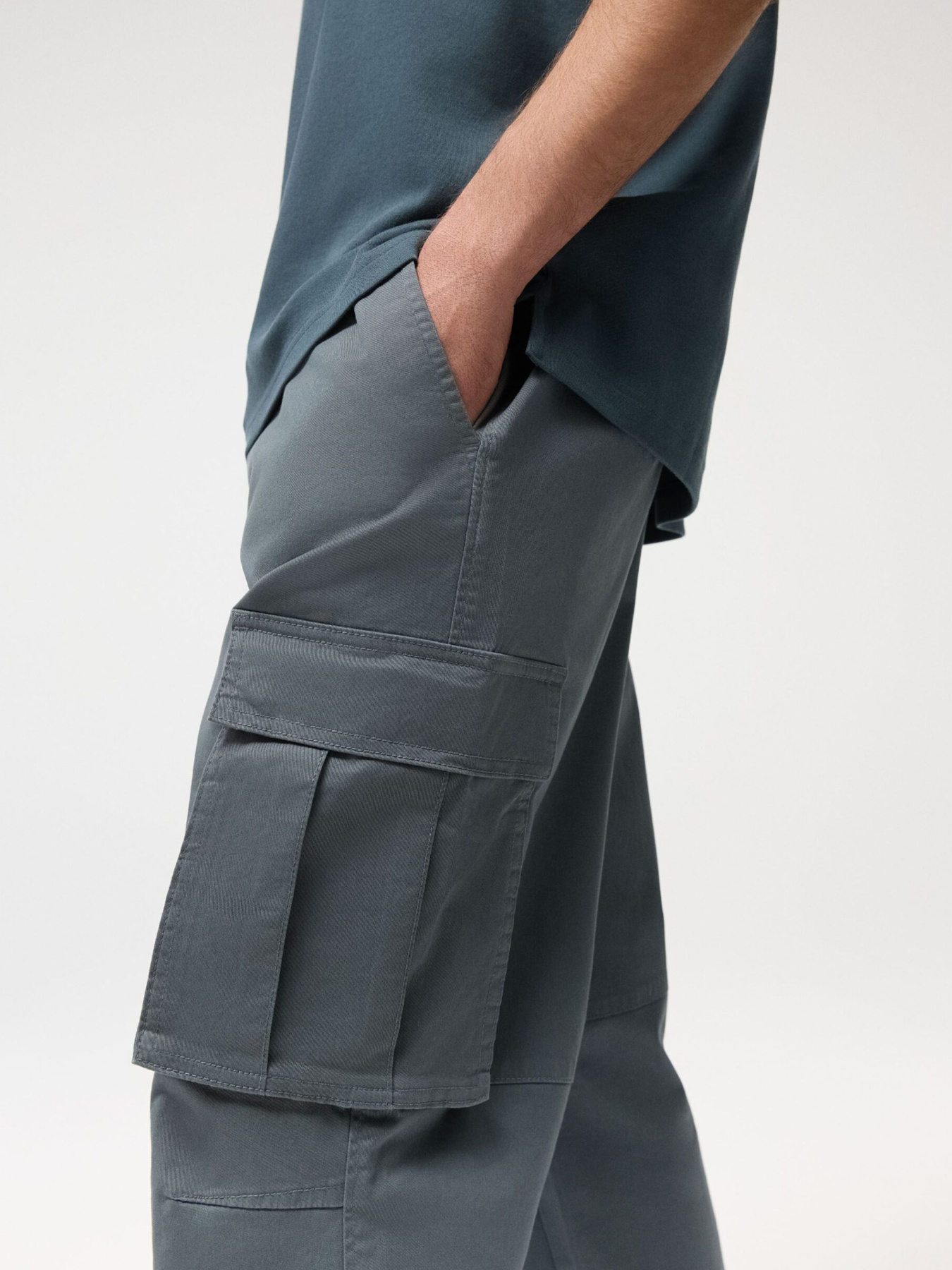 Брюки чоловічі джогери-карго TORSVAG петрол модель 10048785 Фото