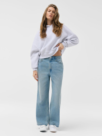 Худі жіноче FURRE B 261 вільного крою світло-сірий меланж модель 10048827 Фото