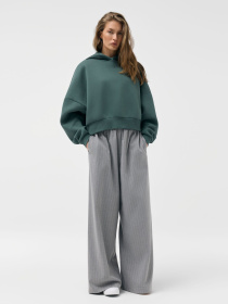 Худі жіноче FURRE B 261 вільного крою зелений модель 10048827 Фото