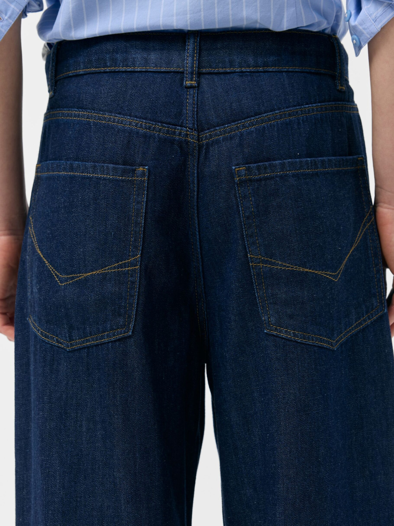 Джинси вільні жіночі STROTEK 261 з додаванням ліоцелю темно-сині модель 10048834 Джинси вільні жіночі STROTEK 261 з додаванням ліоцелю темно-сині модель 10048834 Фото