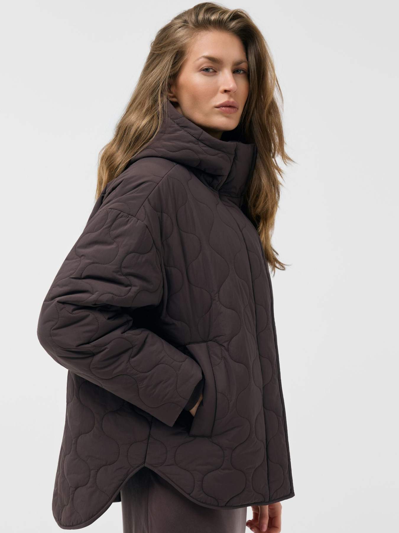 Куртка стеганная женская EMPERATRIZ 261 шоколадная модель 10048847 Куртка стеганная женская EMPERATRIZ 261 шоколадная модель 10048847 Фото