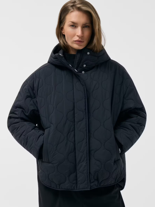 Куртка стеганная женская EMPERATRIZ 261 черная модель 10048847 Фото