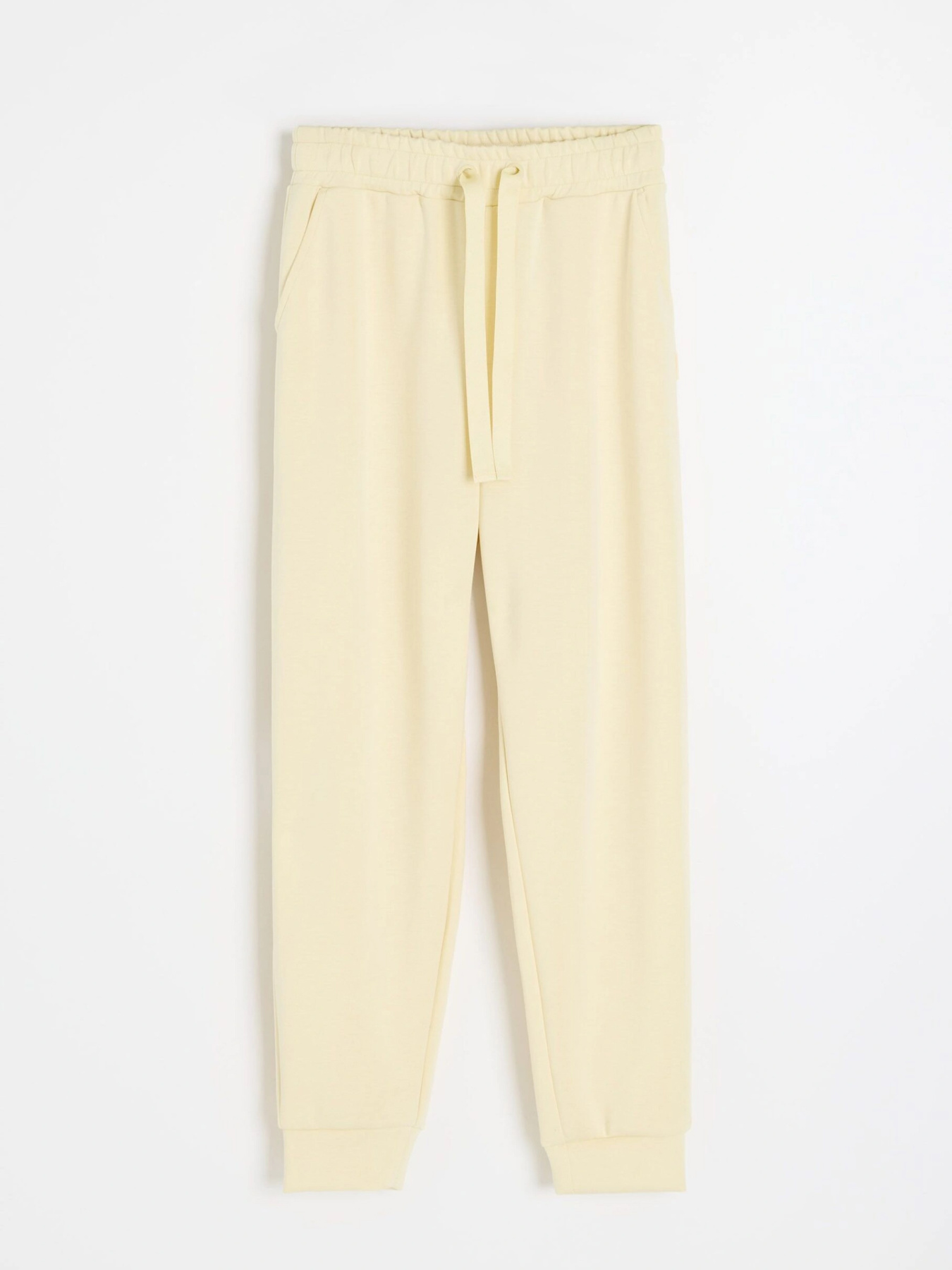 Спортивные штаны женские LADIMOS B 261 светло-желтые модель 10048869 Фото