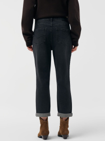 Джинсы узкие бойфренд женские WORDIS графит модель 10049383 Фото