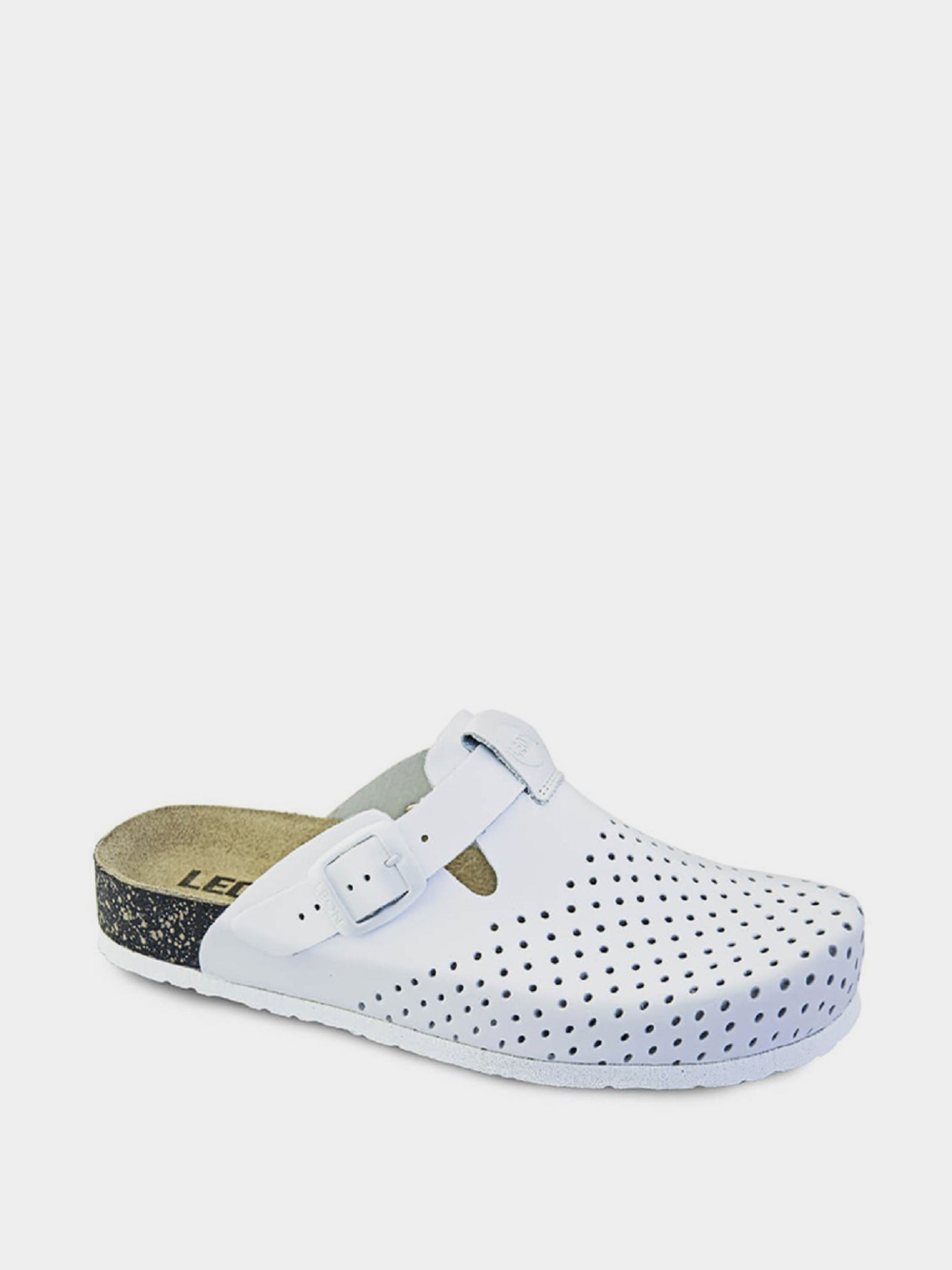 Шкіряне Жіноче Сабо Leon  (4250-White) колір білий