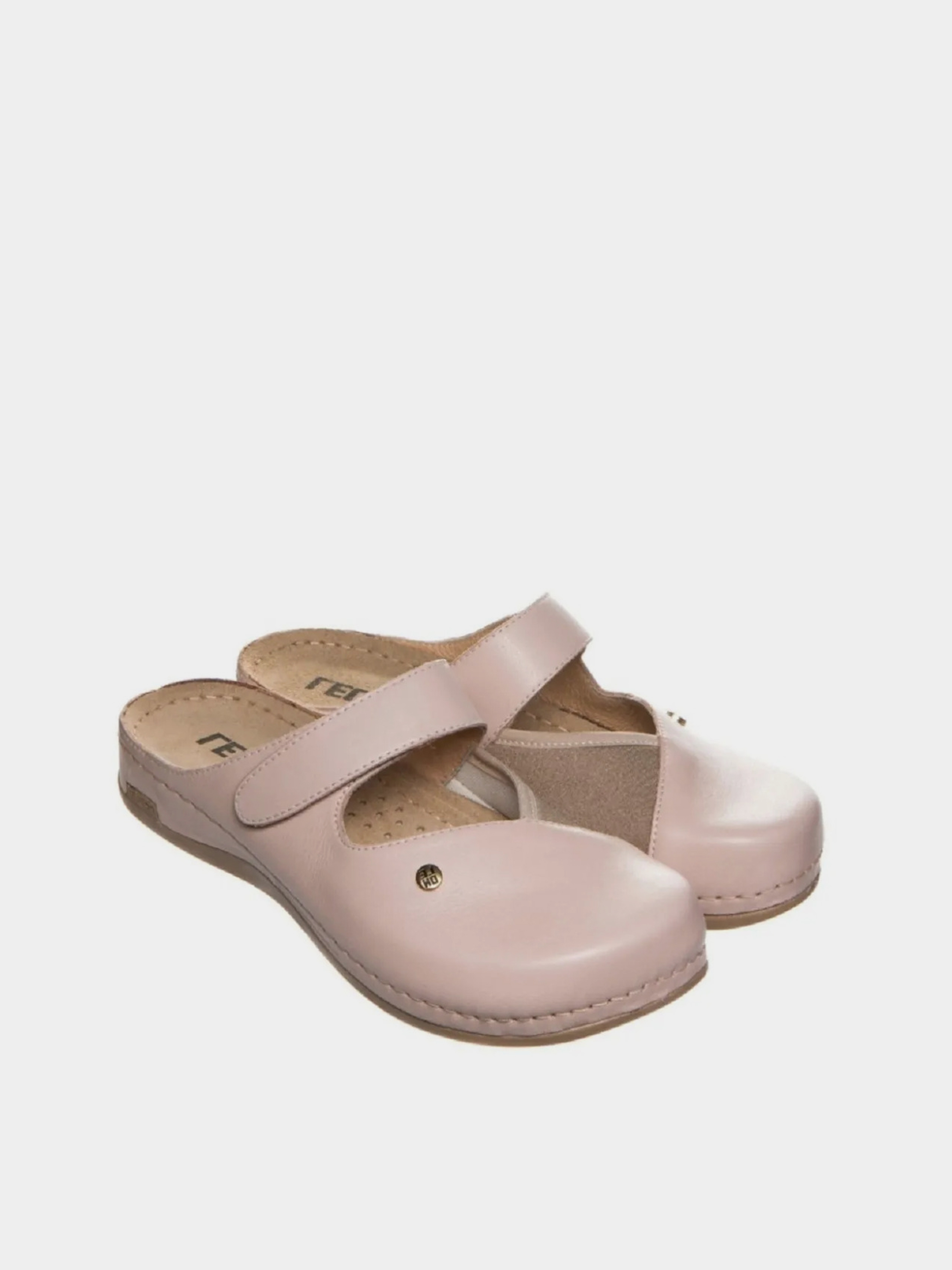Шкіряне Жіноче Сабо Leon  (953-Beige) колір бежевий Leon - купити в Україні