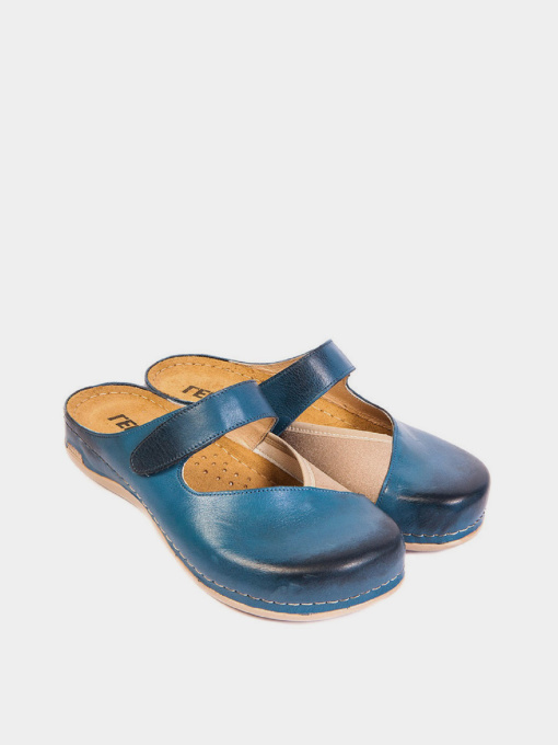 Сабо женские Leon 953 синие модель 953-Blue Фото