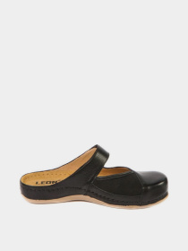 Сабо женские Leon 953 черные модель 953-Black Фото