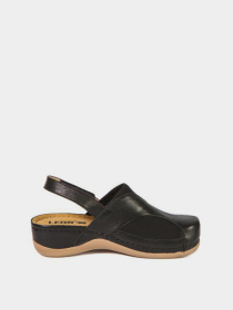 Сабо женские Leon 913 черные модель 913-Black Фото