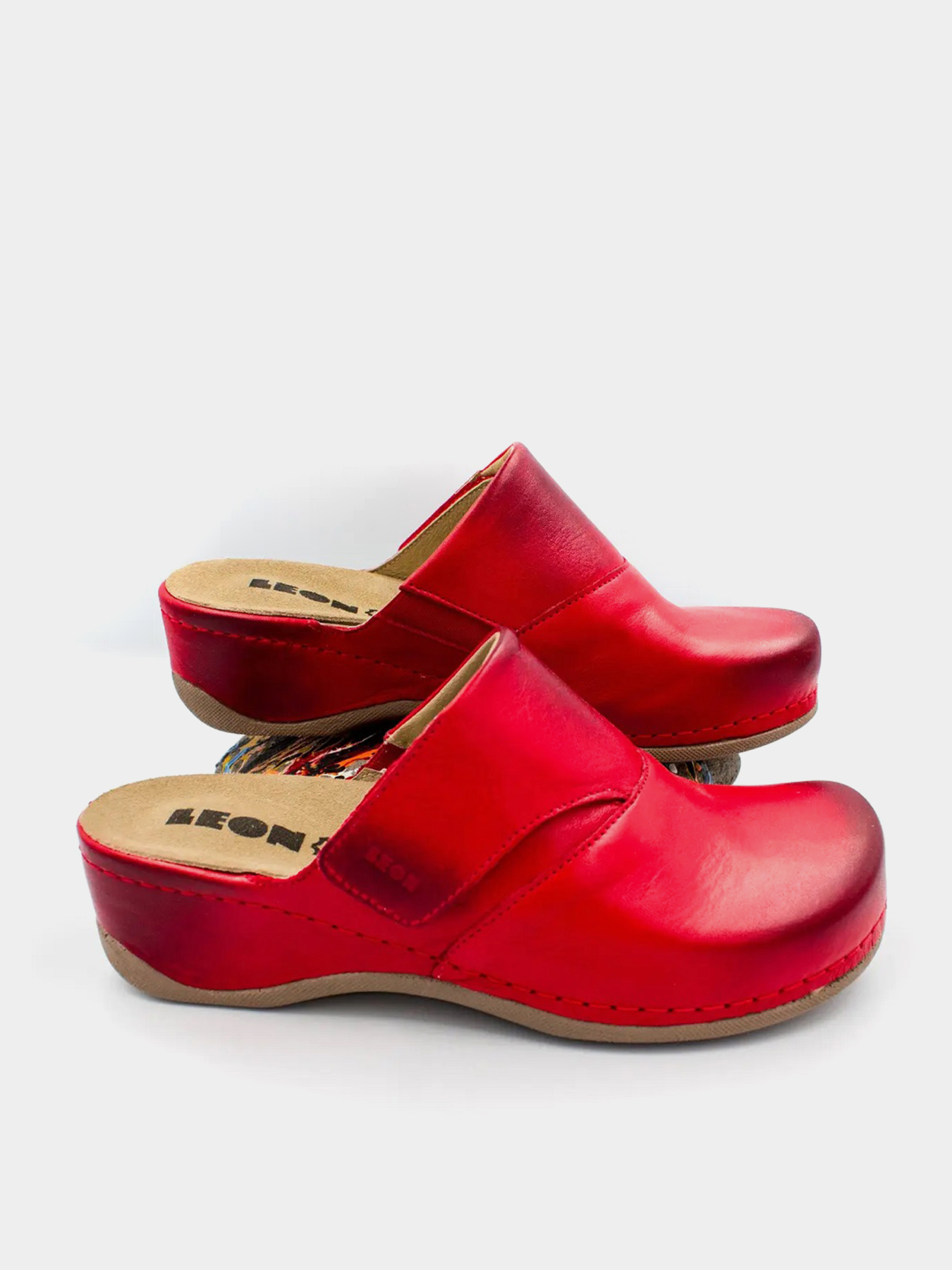 Сабо женские 2019 красные модель 2019-Red Фото