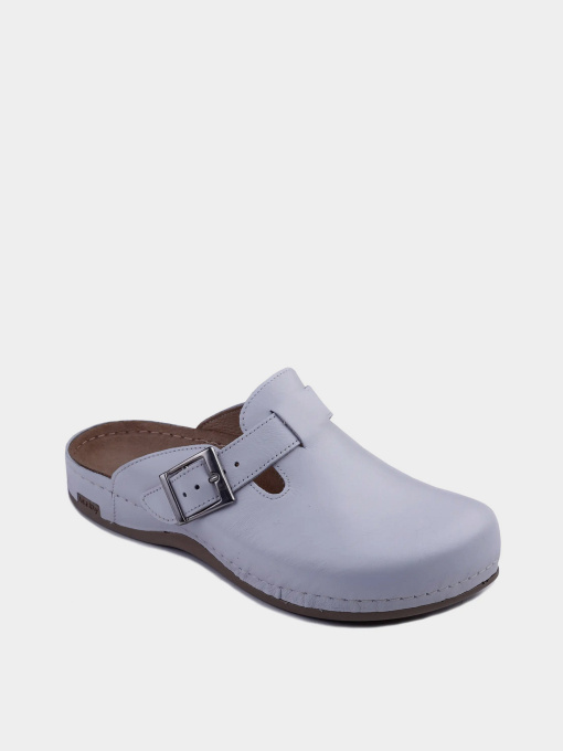 Сабо чоловічі Leon 707М білі модель 707M-White Фото