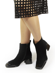 Стильные замшевые ботильоны модель H137-Z188-Y85-3347 Фото