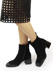 Стильные замшевые ботильоны модель H137-Z188-Y85-3347 Фото