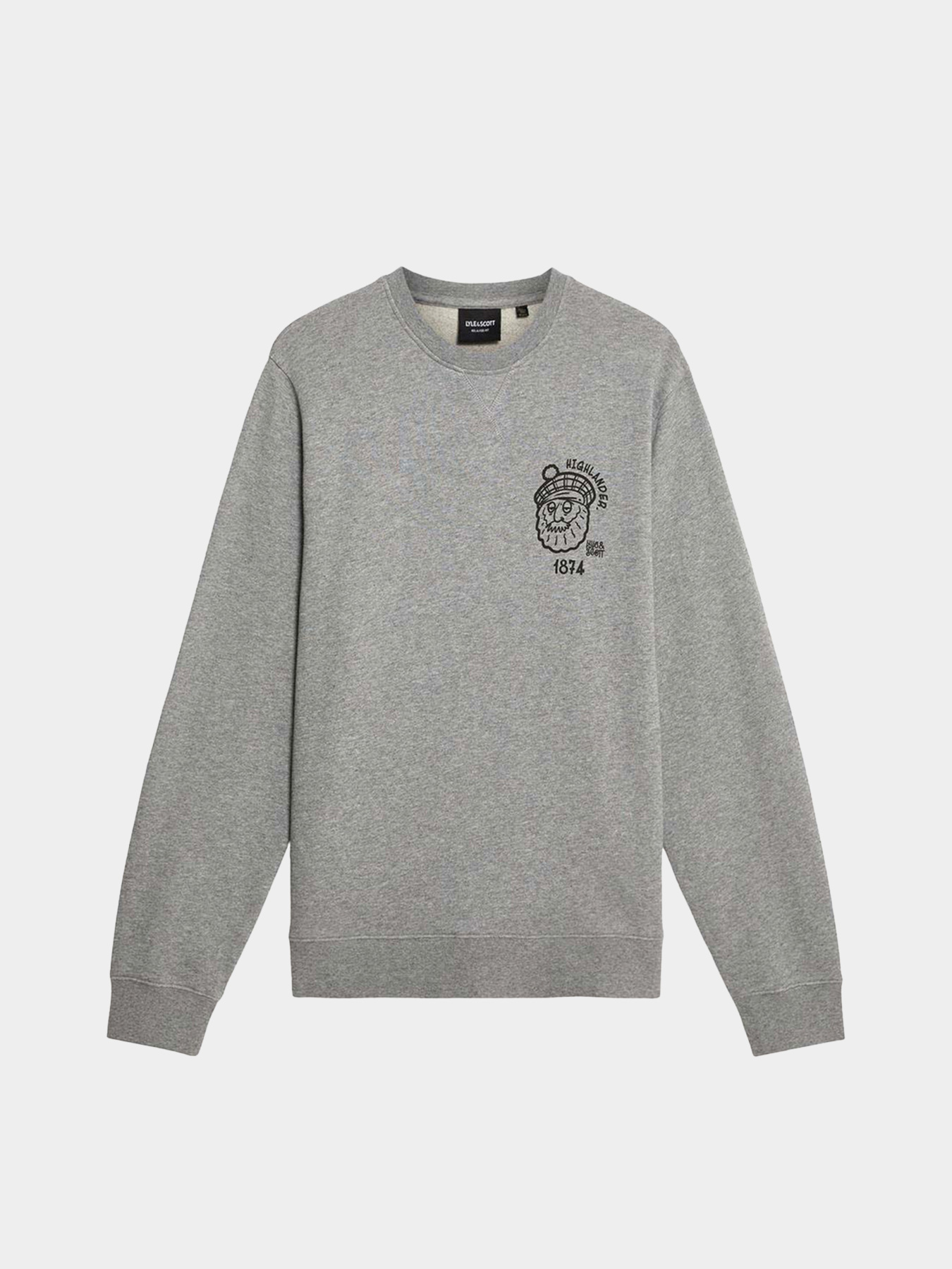 Чоловічий реглан Lyle & Scott HIGHLANDER GRAPHIC SWEATSHIRT модель ML2374V-T28 Фото