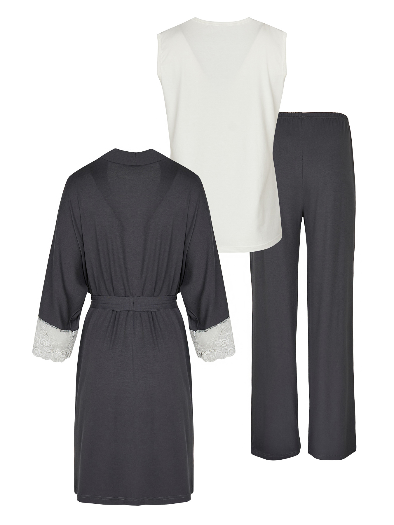 Комплект 3 од. (халат, футболка и штаны) модель F50003_25 Фото