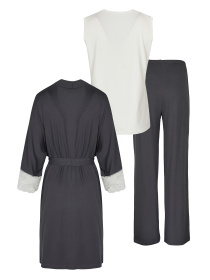 Комплект 3 од. (халат, футболка и штаны) модель F50003_25 Фото