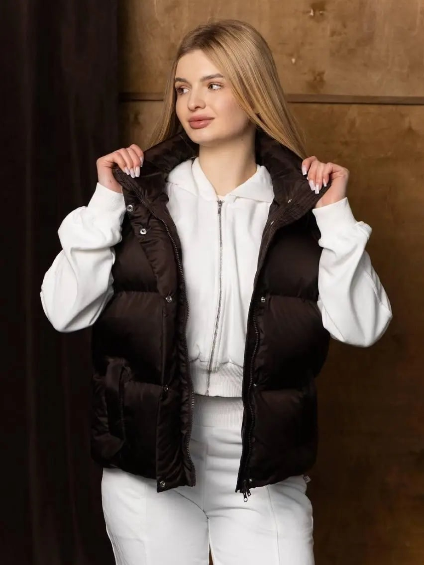 Утеплений жилет Tian модель Star-T Фото