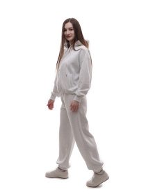 Костюм спортивный женский Светло-серый LUMO модель 701297 Фото