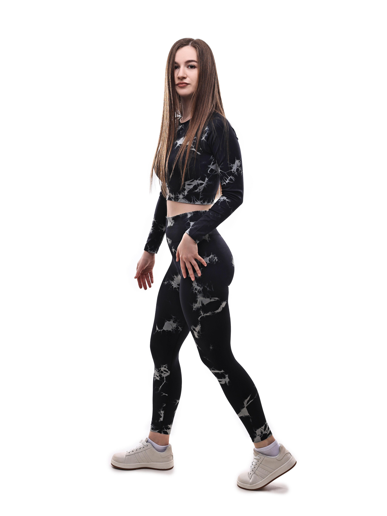 Костюм спортивный женский Чёрный LUMO модель 699475 Фото