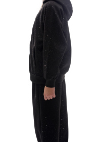 Костюм спортивный для девочки подростка Чёрный LUMO модель 699690 Фото