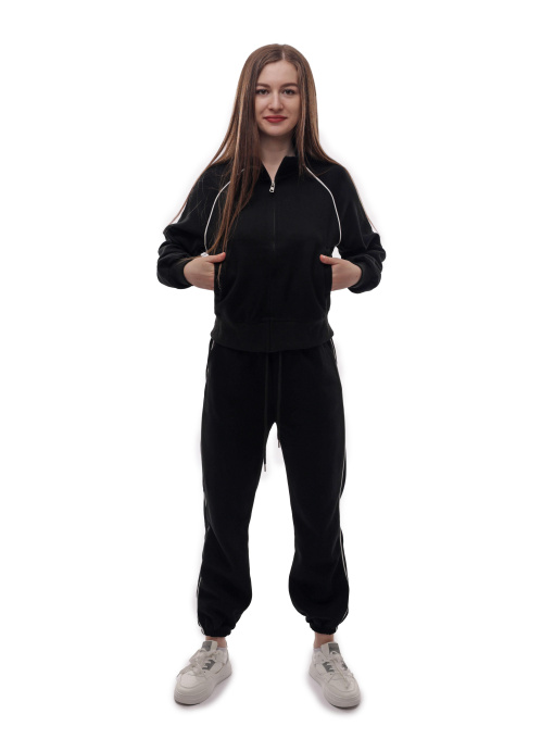 Костюм спортивный женский Чёрный STREAM модель 703048 Фото