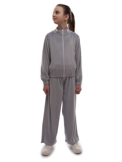 Костюм спортивний для дівчинки підлітка Сірий НАРЦИС модель 703616 Фото