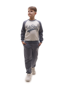 Костюм спортивний для хлопчика підлітка Темно-сірий ЕДЕЛЬВЕЙС модель 705006 Фото