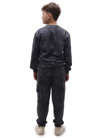 Костюм спортивний для хлопчика підлітка Темно-сірий STREAM модель 712466 Фото