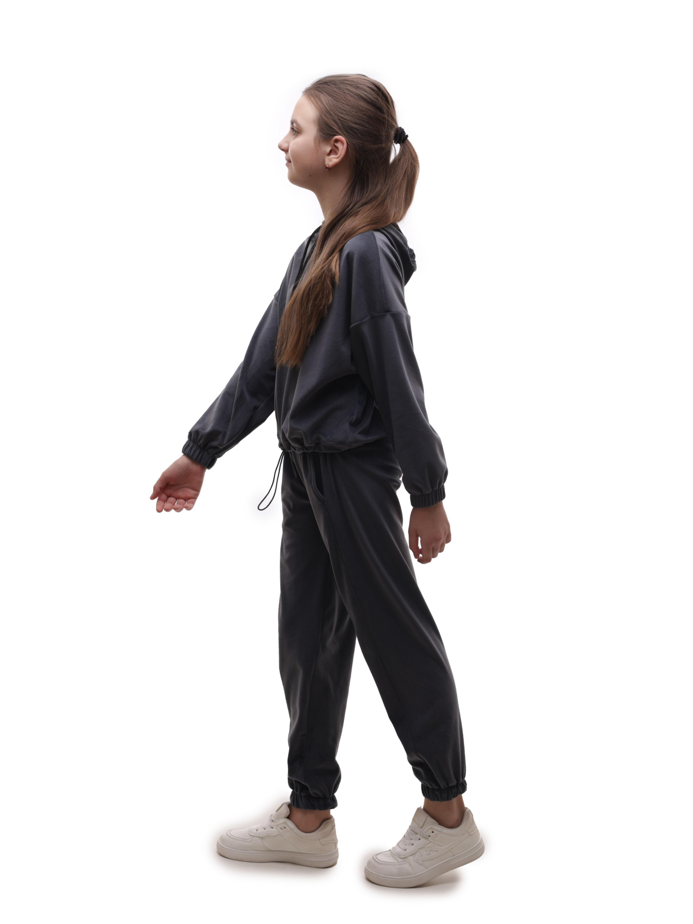 Костюм спортивний для дівчинки підлітка Графіт STREAM модель 716079 Фото