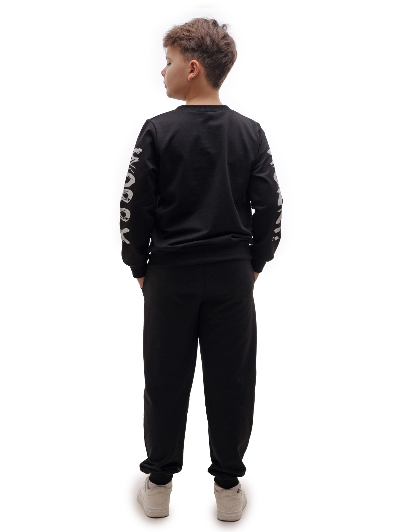 Костюм спортивный для мальчика подростка Чёрный STREAM модель 717880 Фото