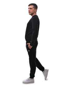 Костюм спортивный мужской Чёрный LUMO модель 700699 Фото
