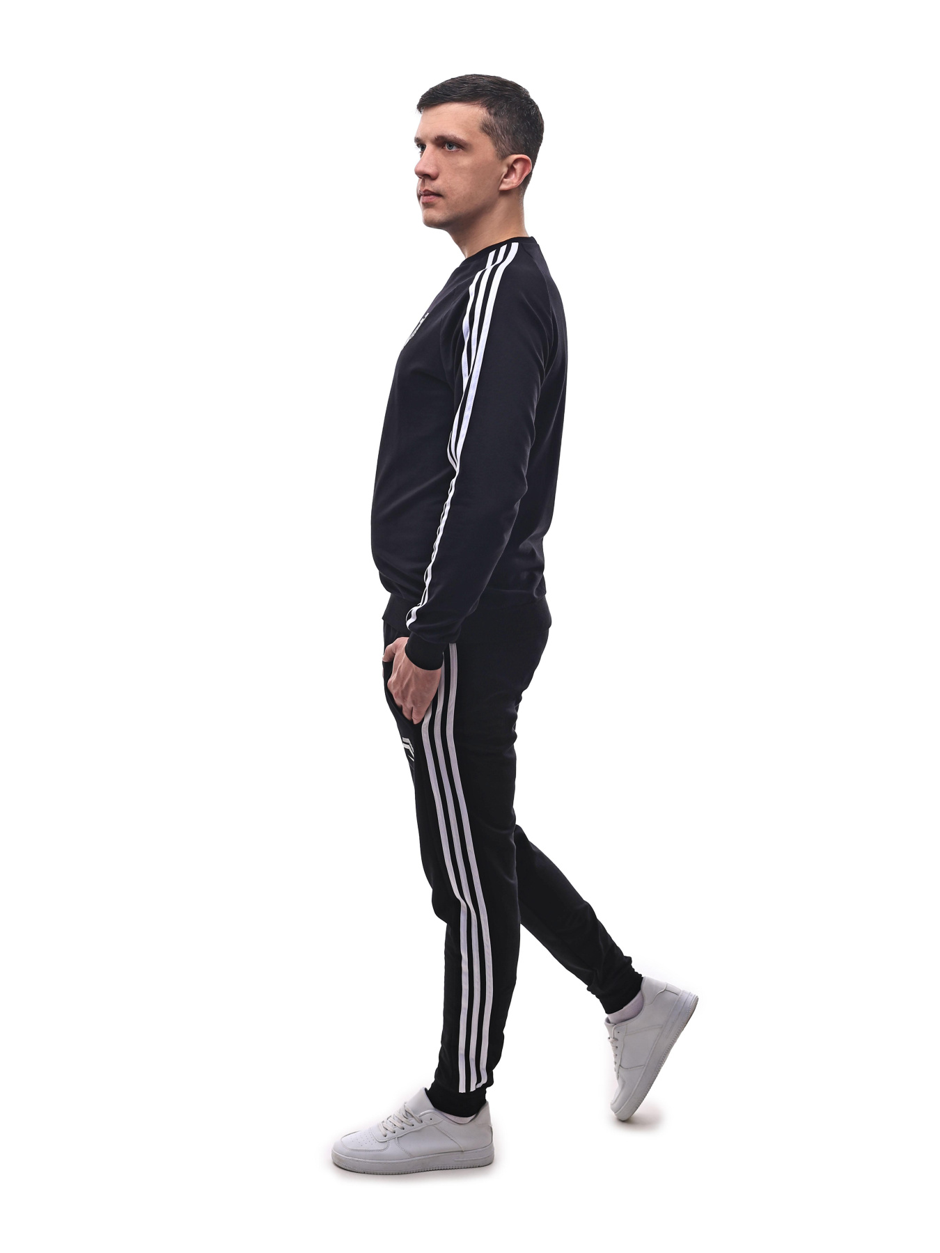 Костюм спортивный мужской Чёрный STREAM модель 701771 Фото