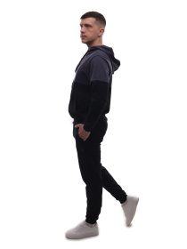 Костюм спортивный мужской Чёрный LUMO модель 716460 Фото