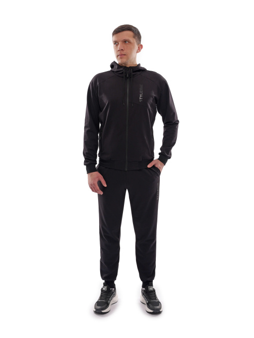 Костюм спортивный мужской Чёрный STREAM модель 699978 Костюм спортивный мужской Чёрный STREAM модель 699978 Фото