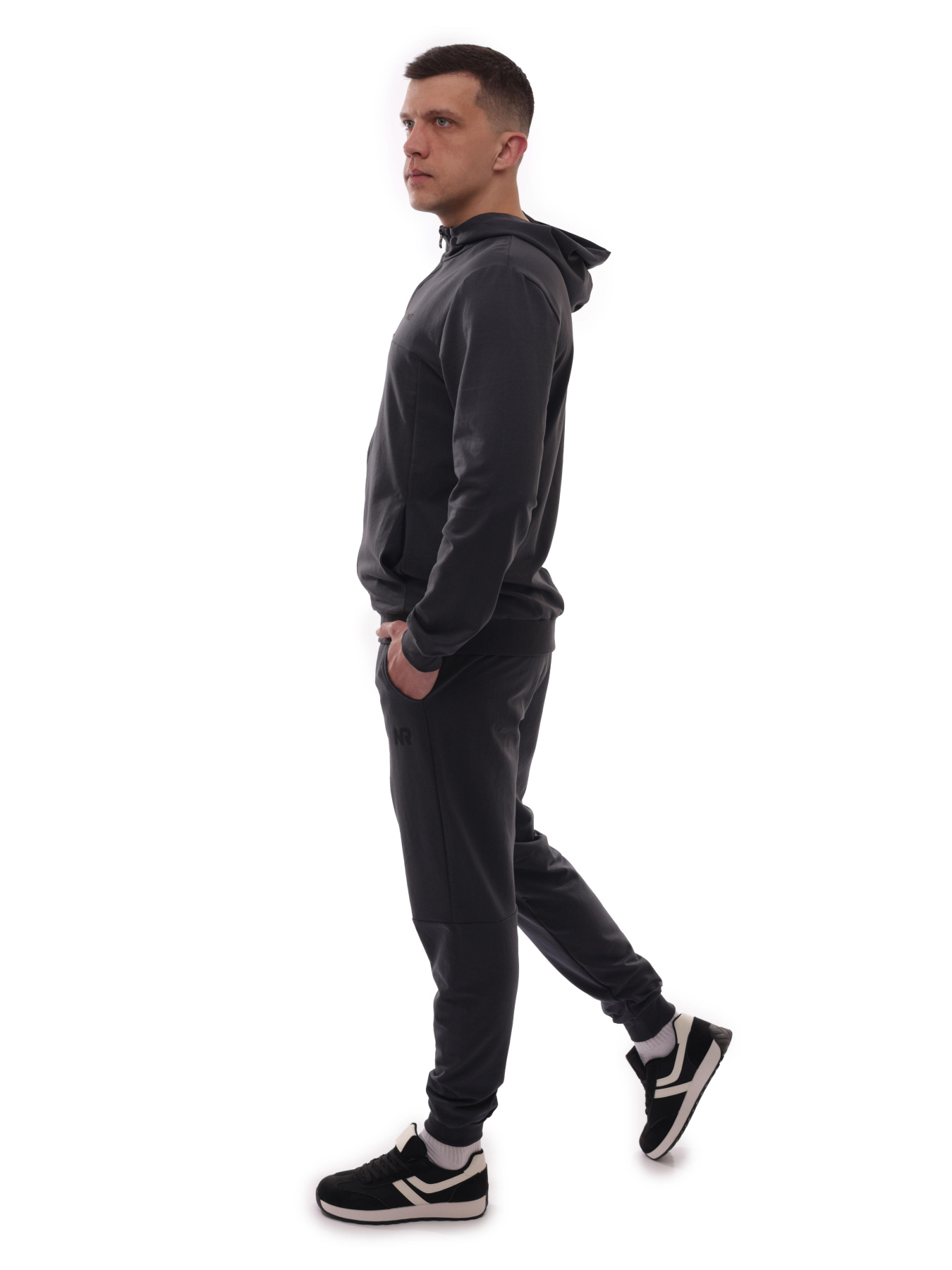 Костюм спортивний чоловічий Темно-сірий STREAM модель 712893 Фото