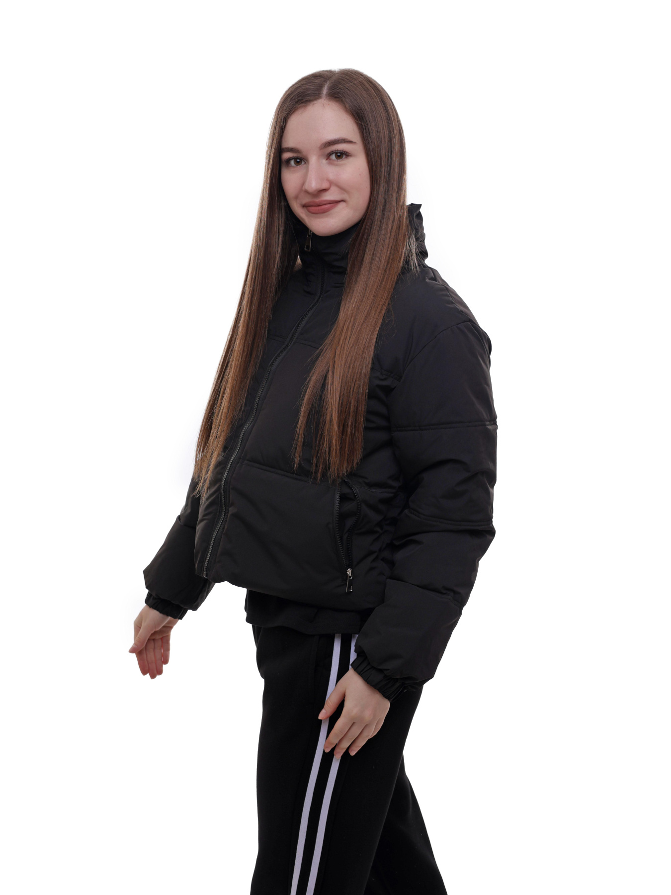 Куртка демисезонная женская Чёрный STREAM модель 700538 Фото