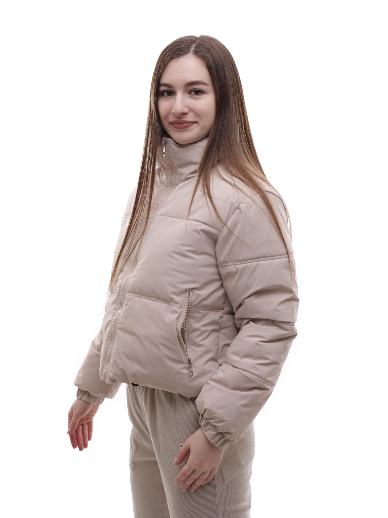 Куртка демісезонна жіноча Бежевий STREAM модель 701429 Фото