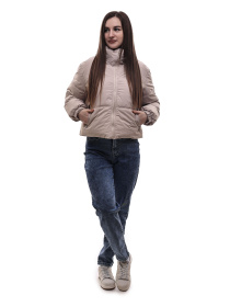 Куртка демісезонна жіноча Бежевий STREAM модель 700534 Фото