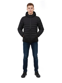 Куртка демісезонна для хлопчика підлітка Чорний LUMO модель 717934 Фото