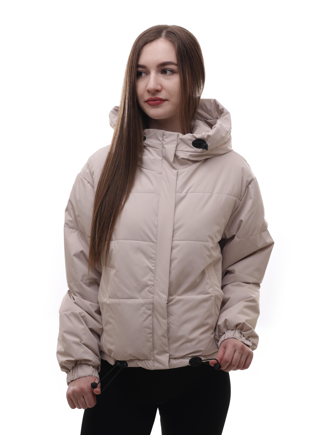 Куртка демисезонная женская Бежевый LUMO модель 698219 Фото